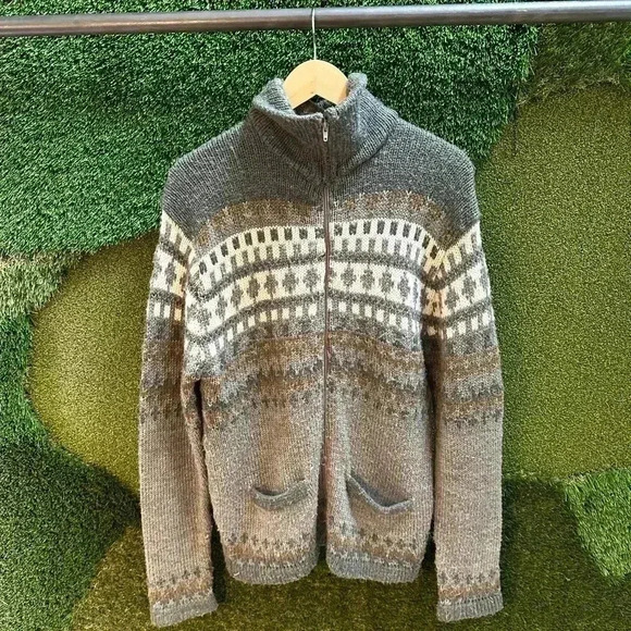 Vintage 1980s Baymart Zip-up Sweater  Large - Picture 1 of 4